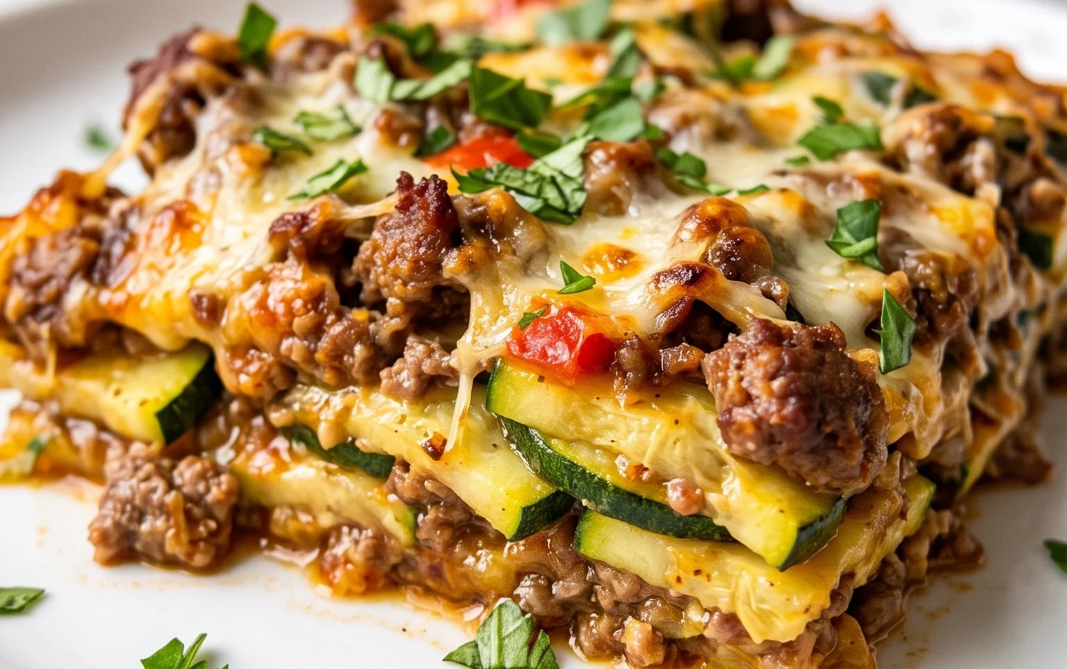 Ground Beef Zucchini Casserole