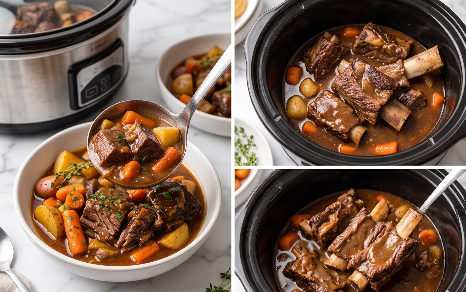 Melt-in-Your-Mouth Crockpot Beef Short Ribs