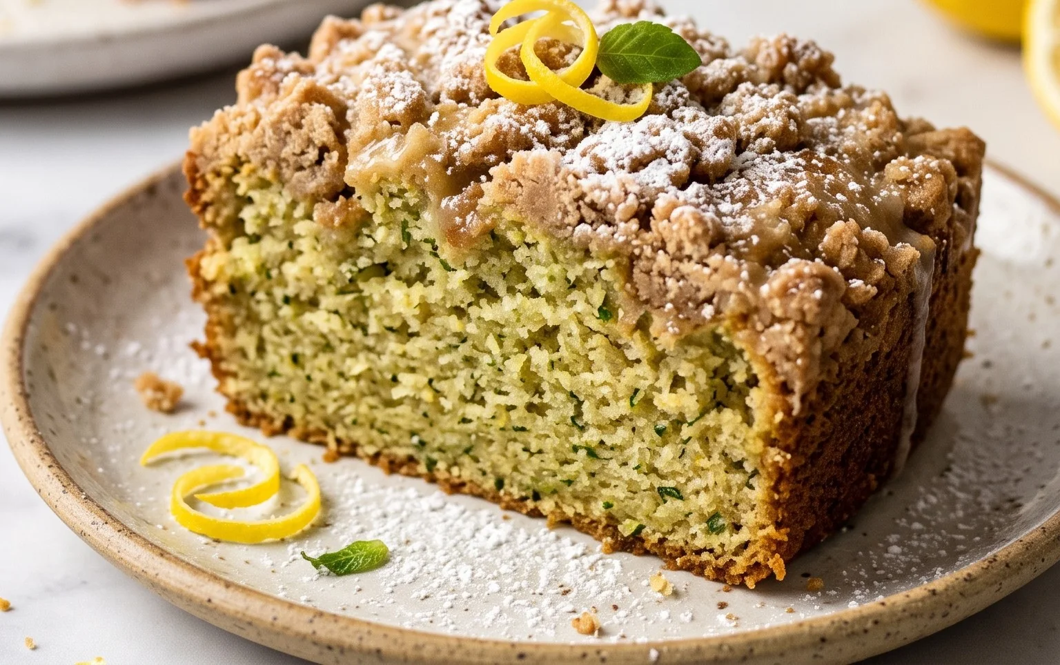 Lemon Zucchini Coffee Cake