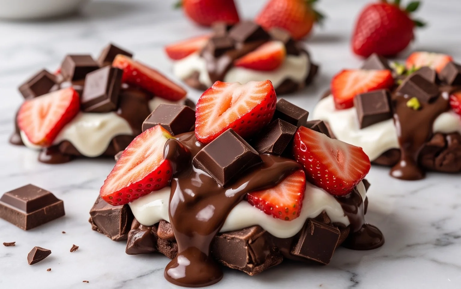 Viral Chocolate Strawberry Yogurt Clusters Easy Recipe